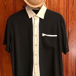 Classic 100% Silk Nat Nast Camp Shirt.